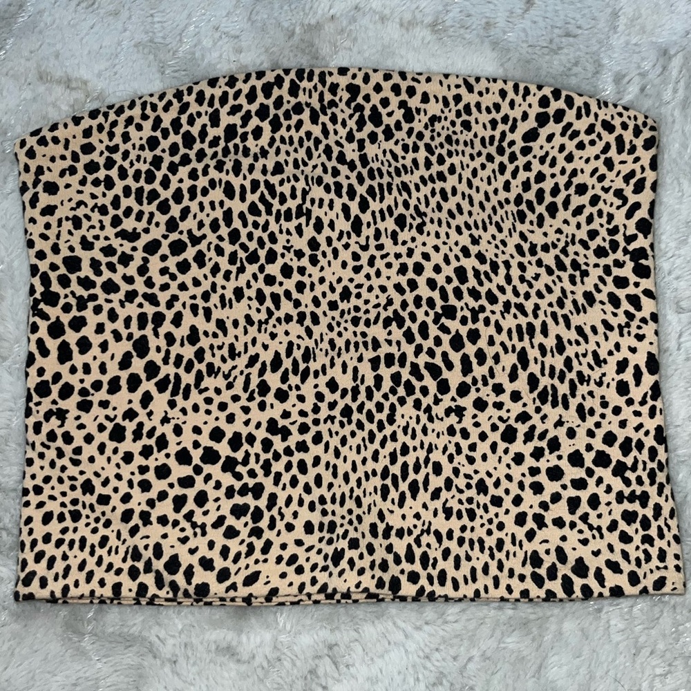 Cheetah Print Brandy Melville Tube Top